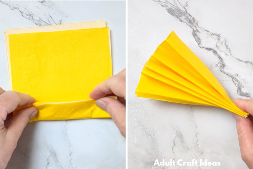 Image showing accordian paper fold.