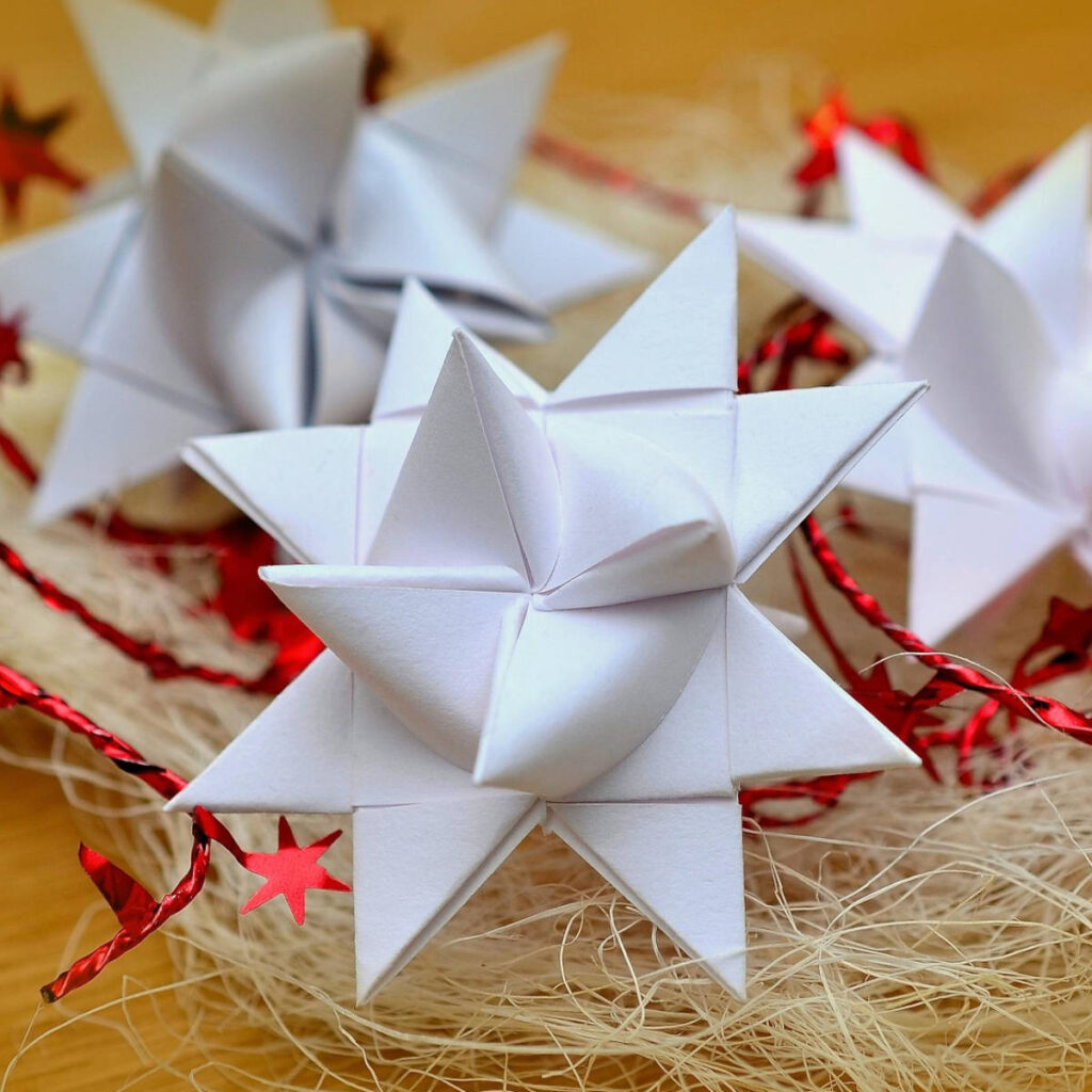 Paper stars.